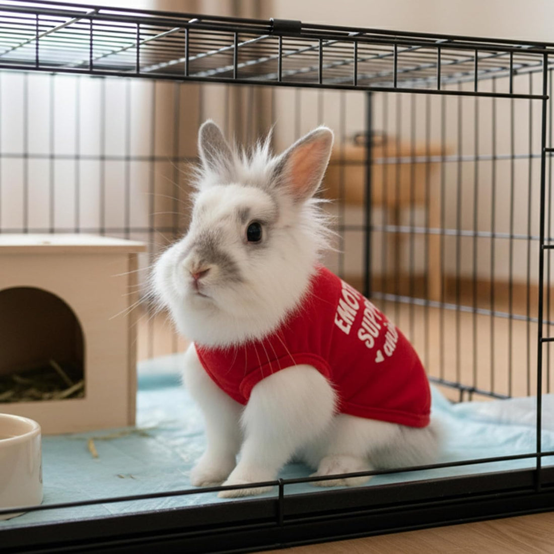 Guinea Pig Clothes (2-Pack), Soft Small Animal Vest T-Shirt