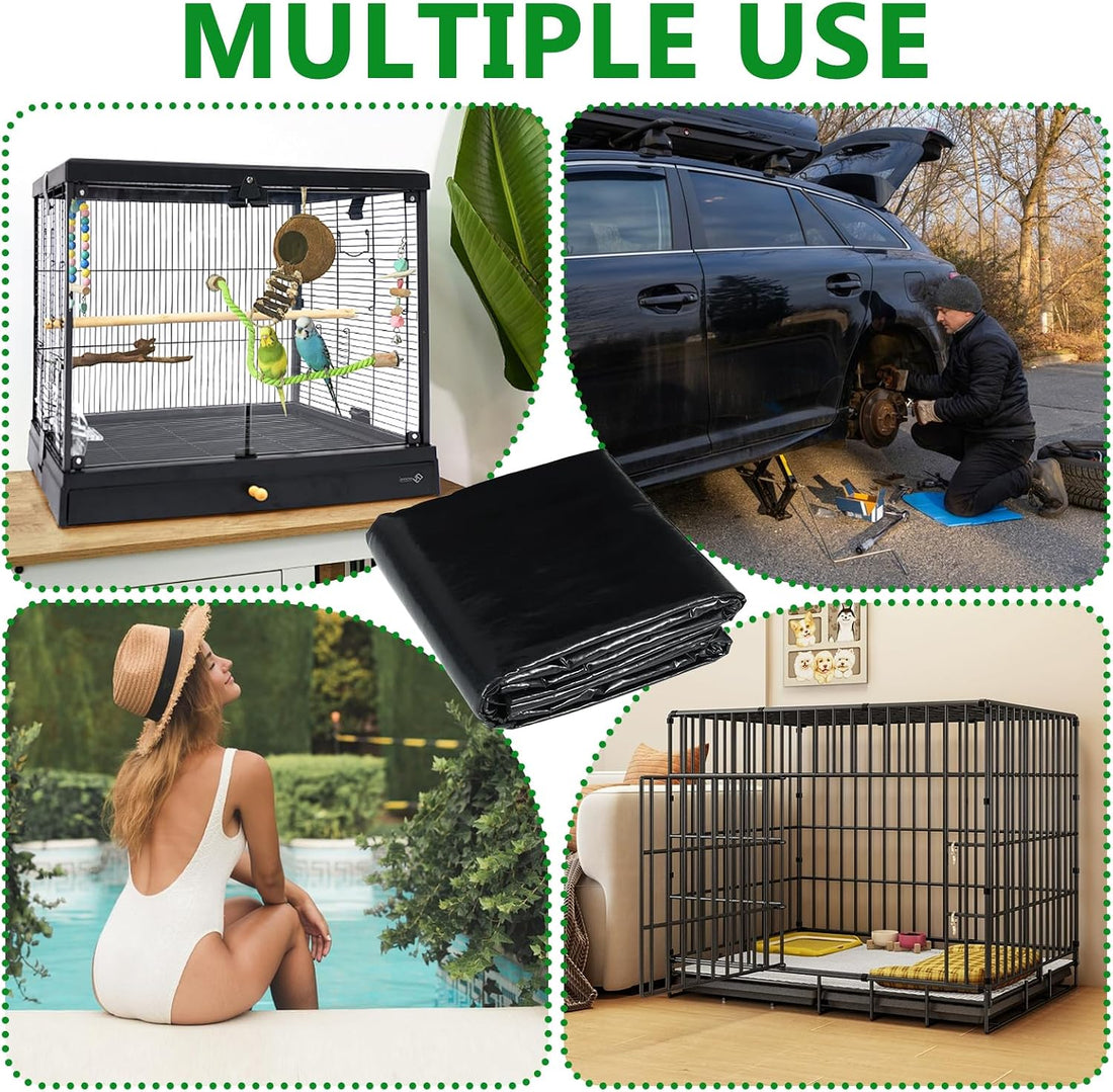 50x50 Inch Large Bird Cage Mat,Under Pet Cage Mat for Bird Cages