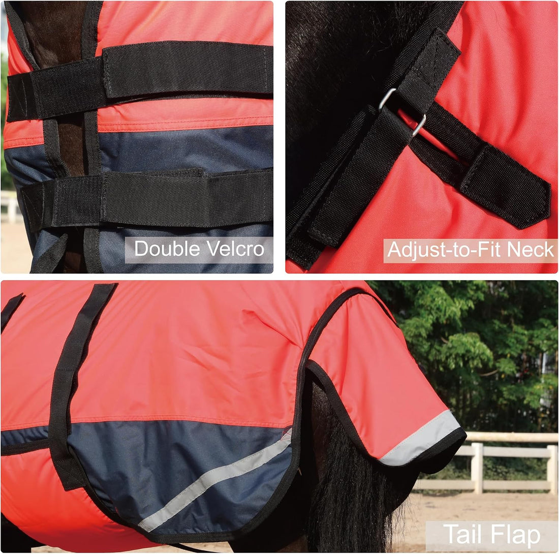 300D Foal/Mini/Pony Horse Blanket, 150g Waterproof Winter Turnout