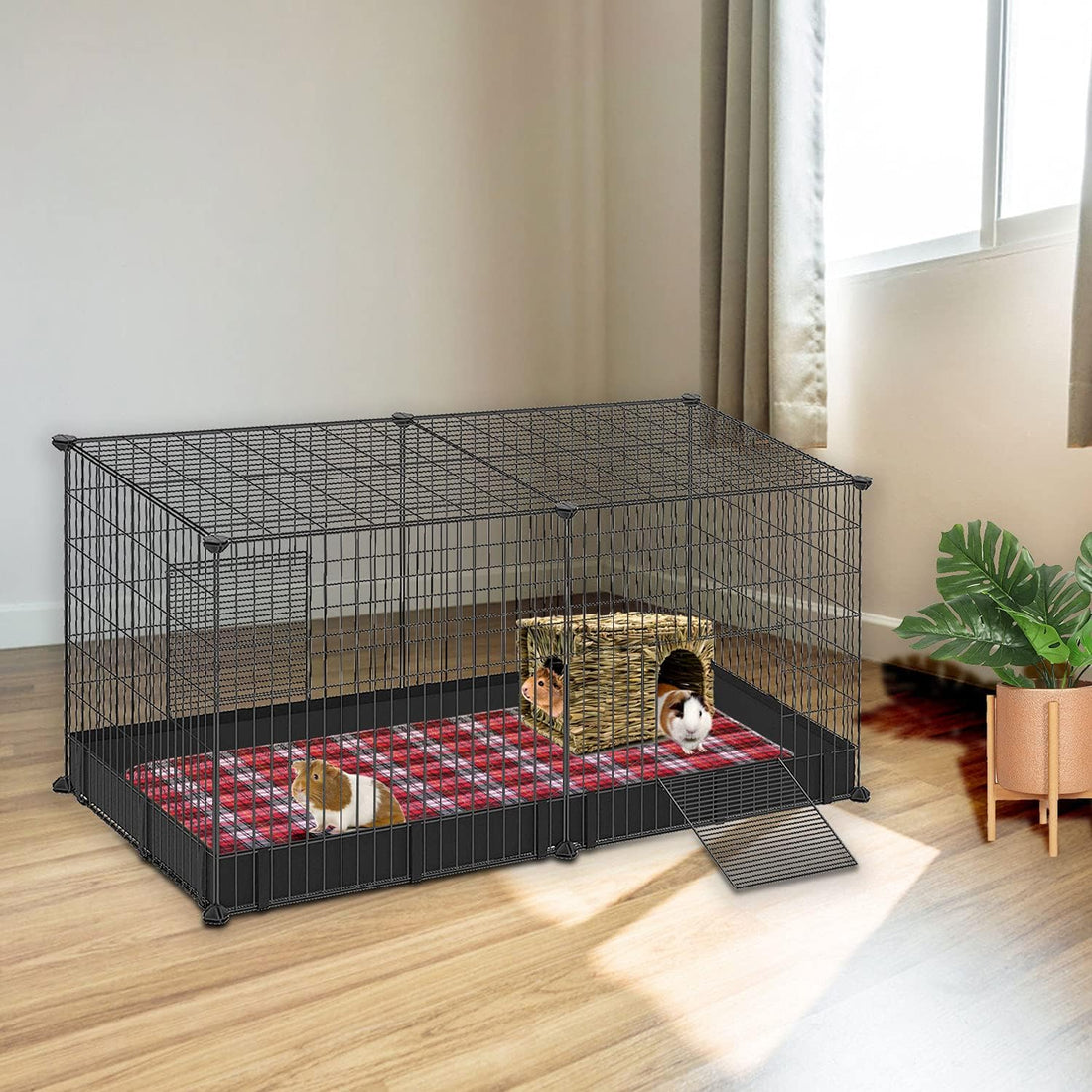 BWOGUE Large Guinea Pig Grass House, Guinea Pig Hideout