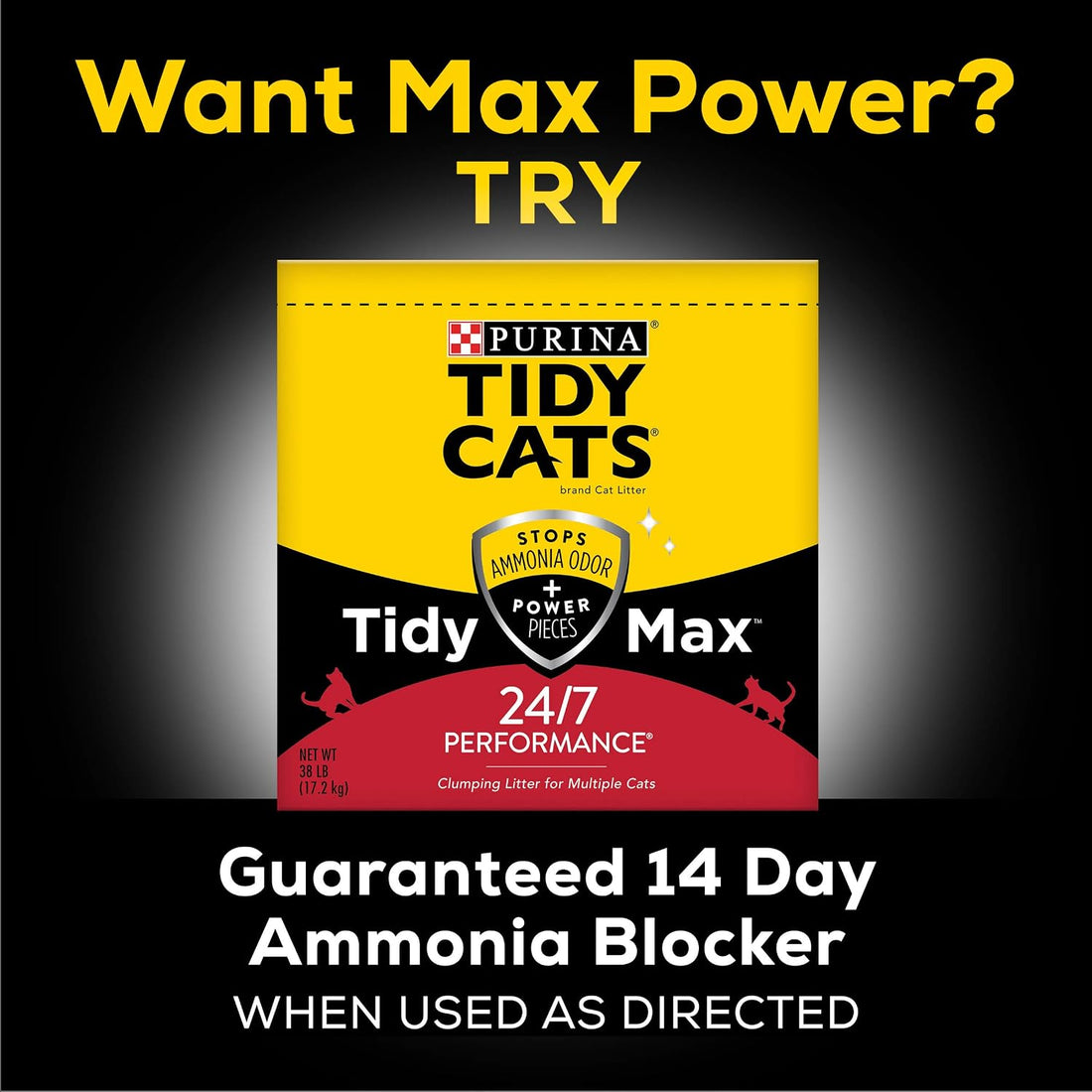 Tidy Cats Scoop Cat Litter Box, For Multiple Cats, 20 Lbs