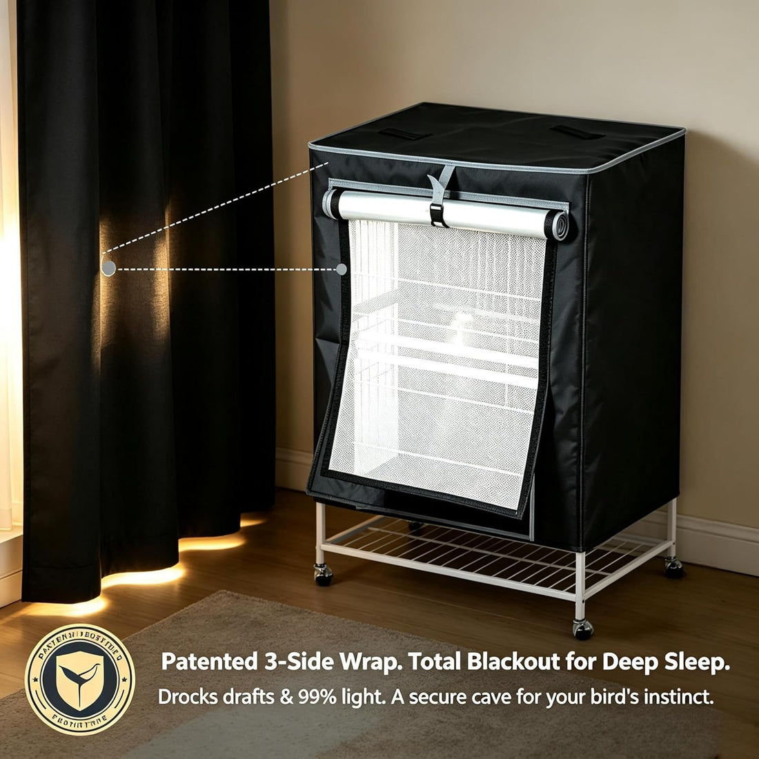 Bird Cage Cover - 600D Bird Covers for cage Heavy Duty