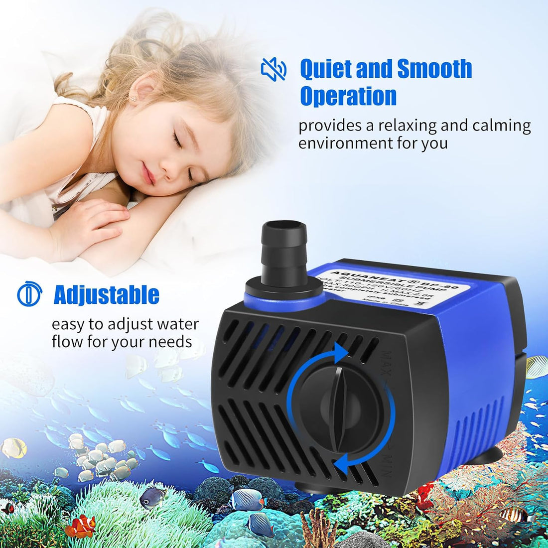 AQUANEAT Small Fountain Pump