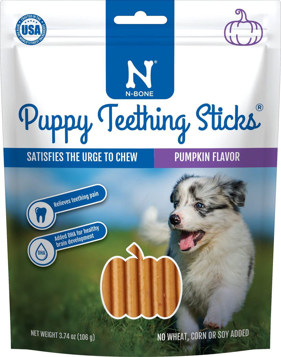 N-Bone Puppy Teething Sticks Flavor