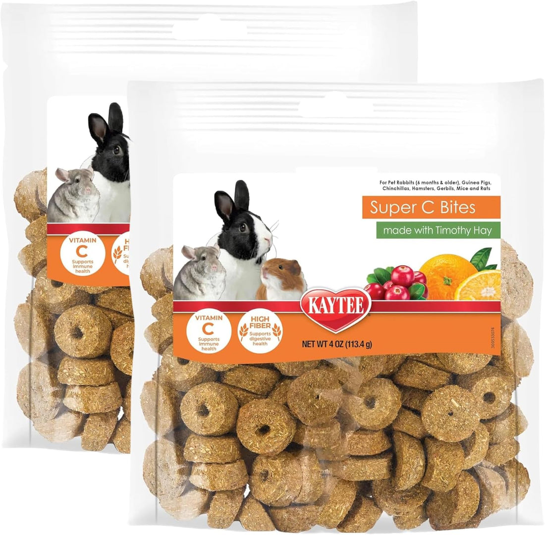Kaytee Super C Bites Guinea Pig Treats, Cranberry, 4 Oz