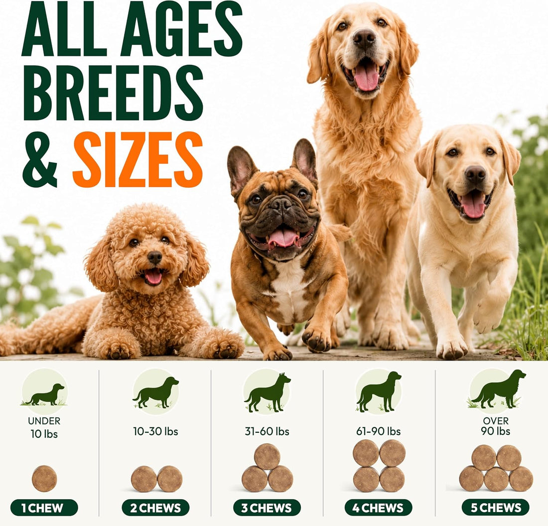 Flea and Tick Prevention for Dogs Pills - 250 Chews