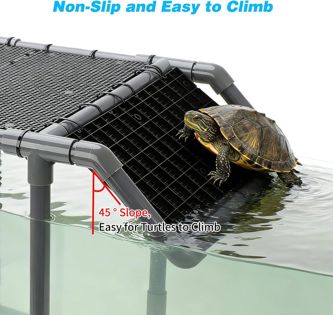 SKARUS Turtle Basking Platform for 40-125 Gallon Aquarium Dock