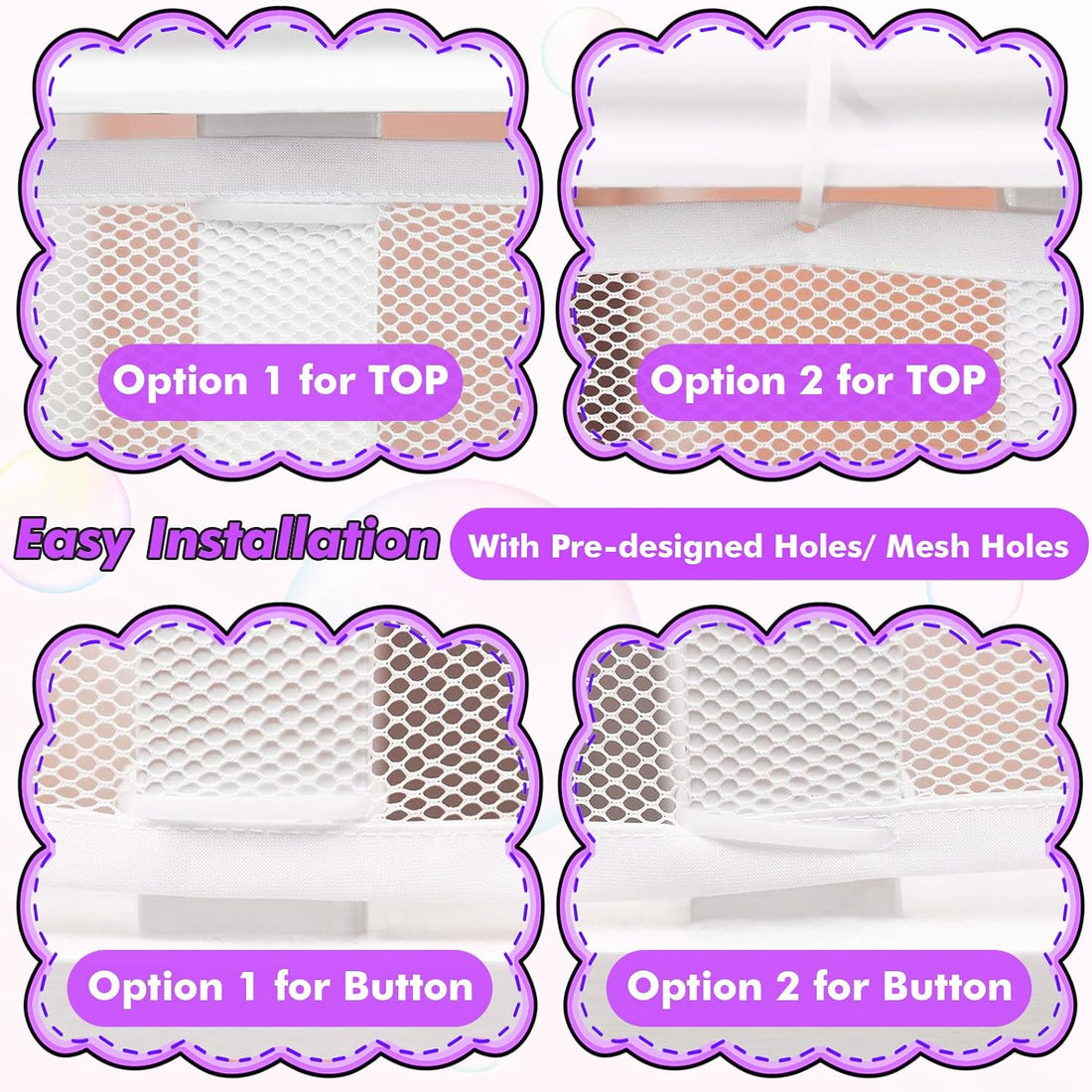 TUPI Banister Guard for Baby and Pet,Ultra-Fine Mesh for Balcony