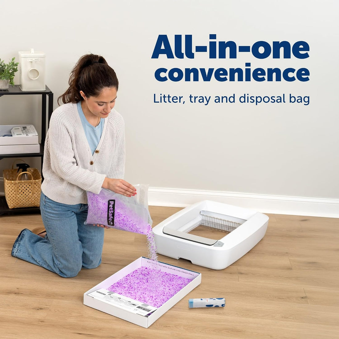 PetSafe ScoopFree Disposable Crystal Cat Litter Tray, Fresh Scent