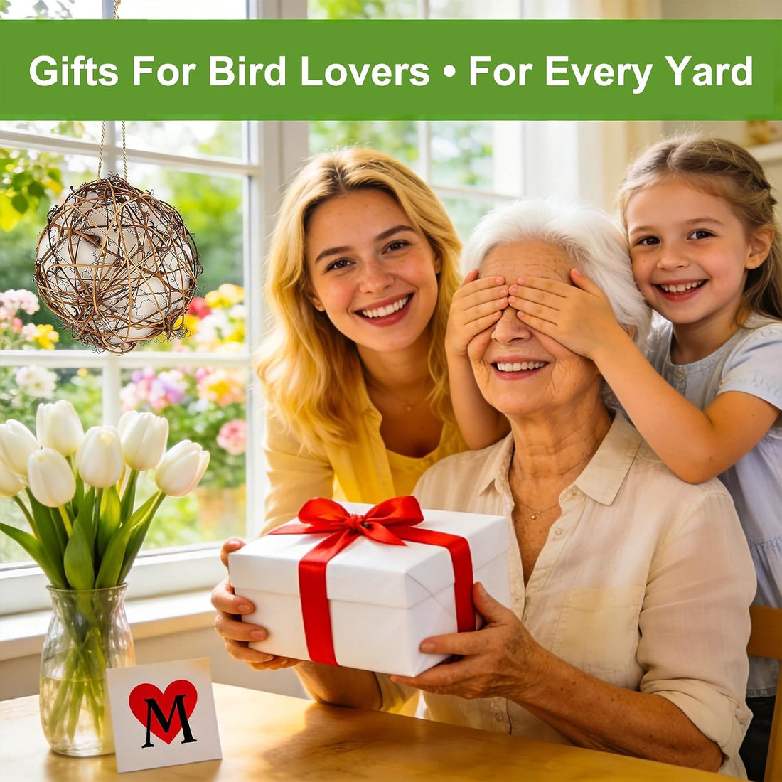 winemana Bird Nesting Material Holder for Hummingbirds