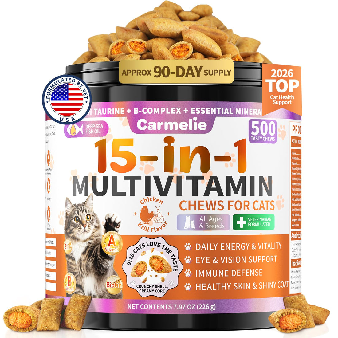 Taurine for Cats Vitamins Treats