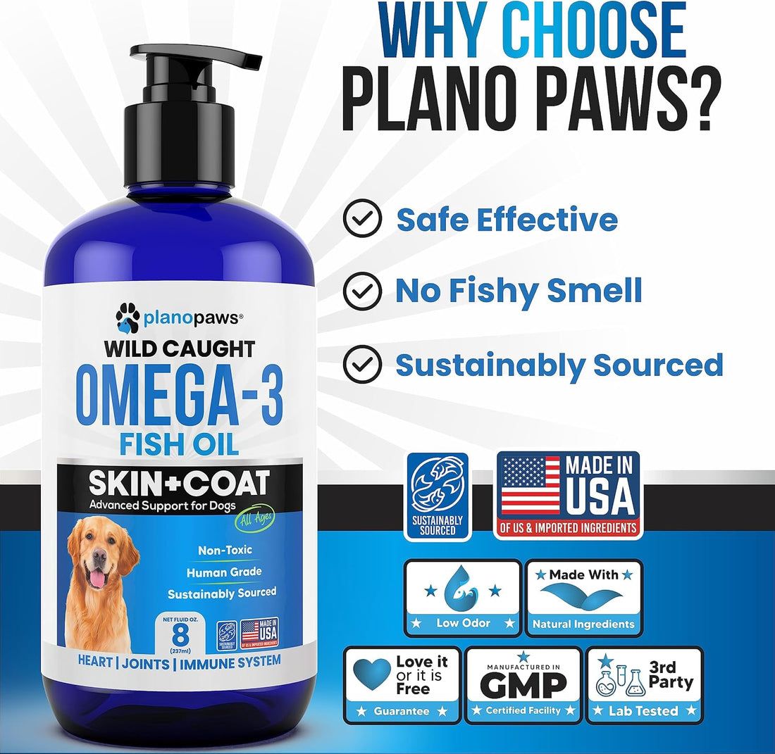 Omega 3 Fish Oil for Dogs - Better Than Salmon Oil