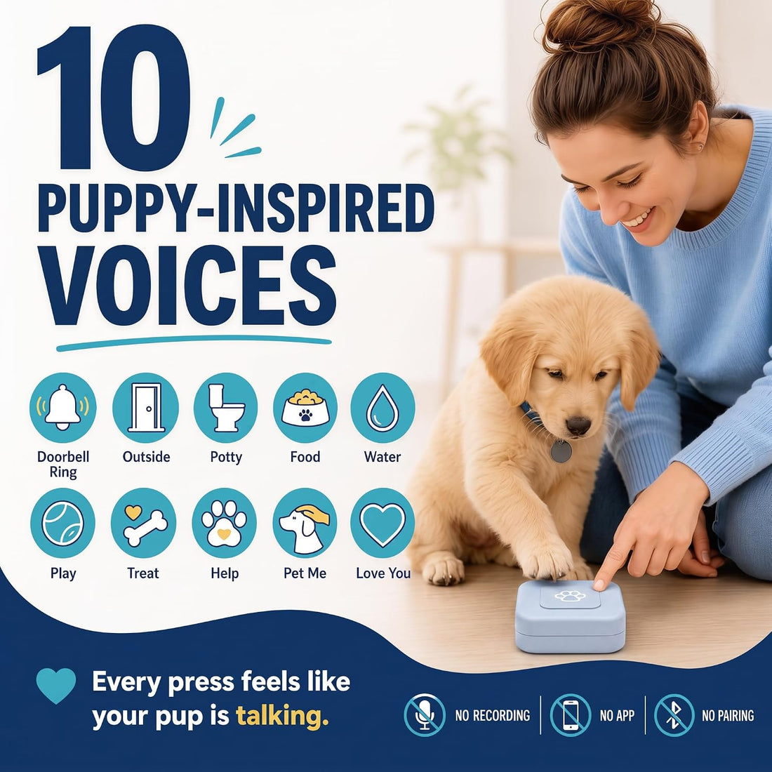 Dog Bells to Go Outside, Potty Training Bells for Dogs Puppy