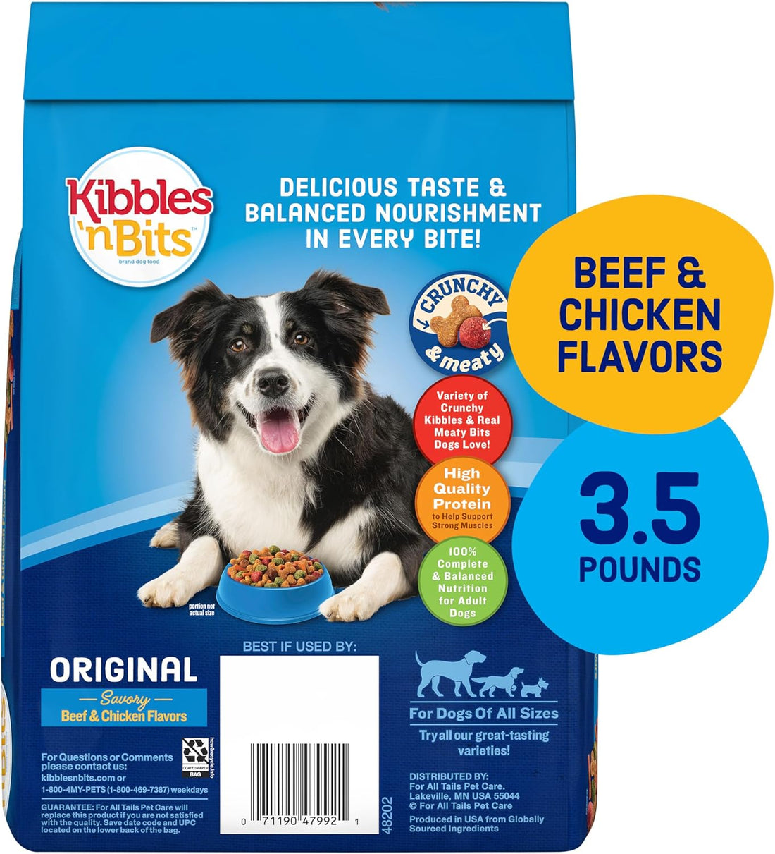 Kibbles 'n Bits Original Savory Beef & Chicken Flavor Dry Dog Food