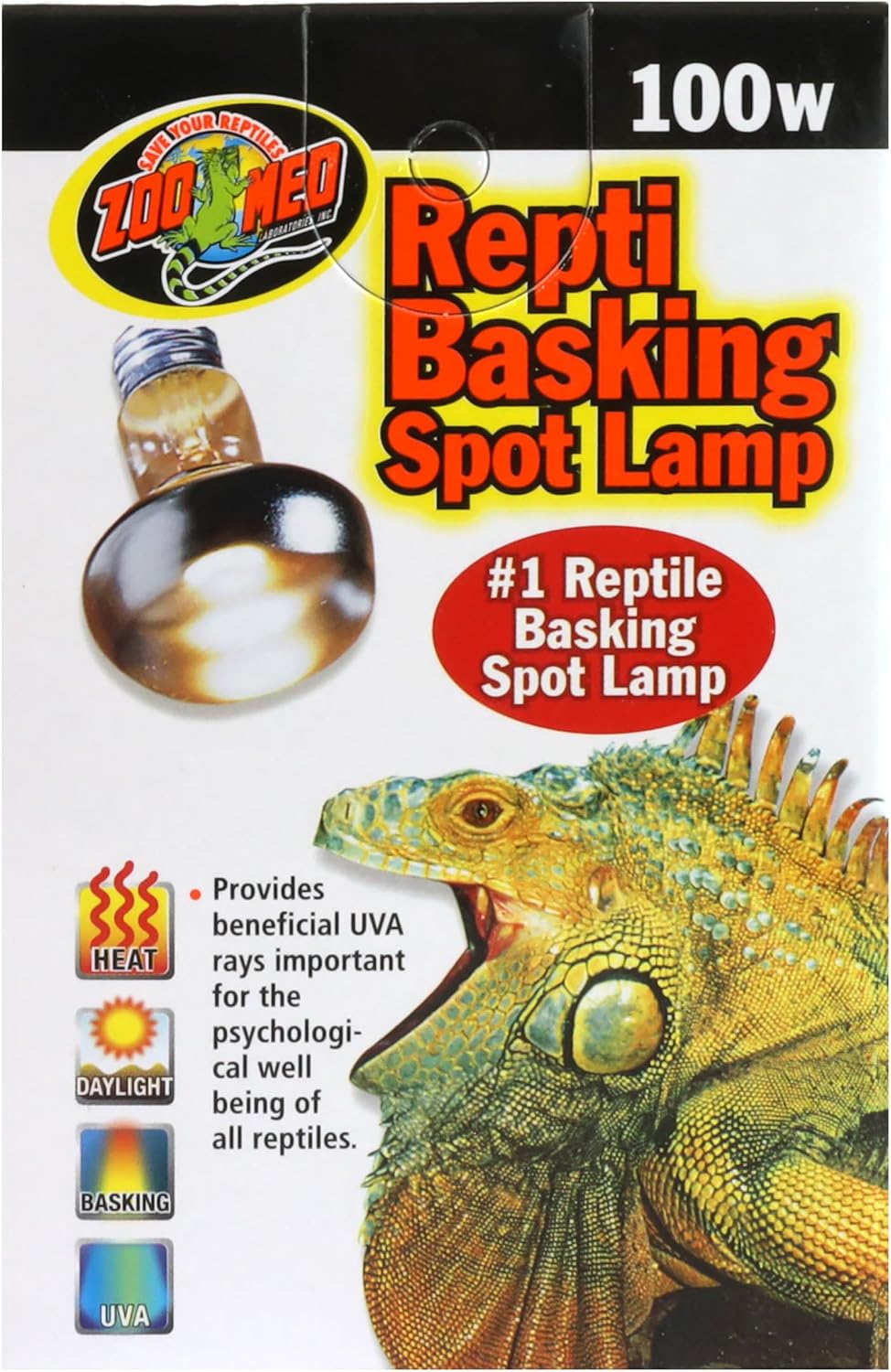 Zoo Med Repti Basking Spot Lamp Replacement Bulb 100 Watts Pack of 3