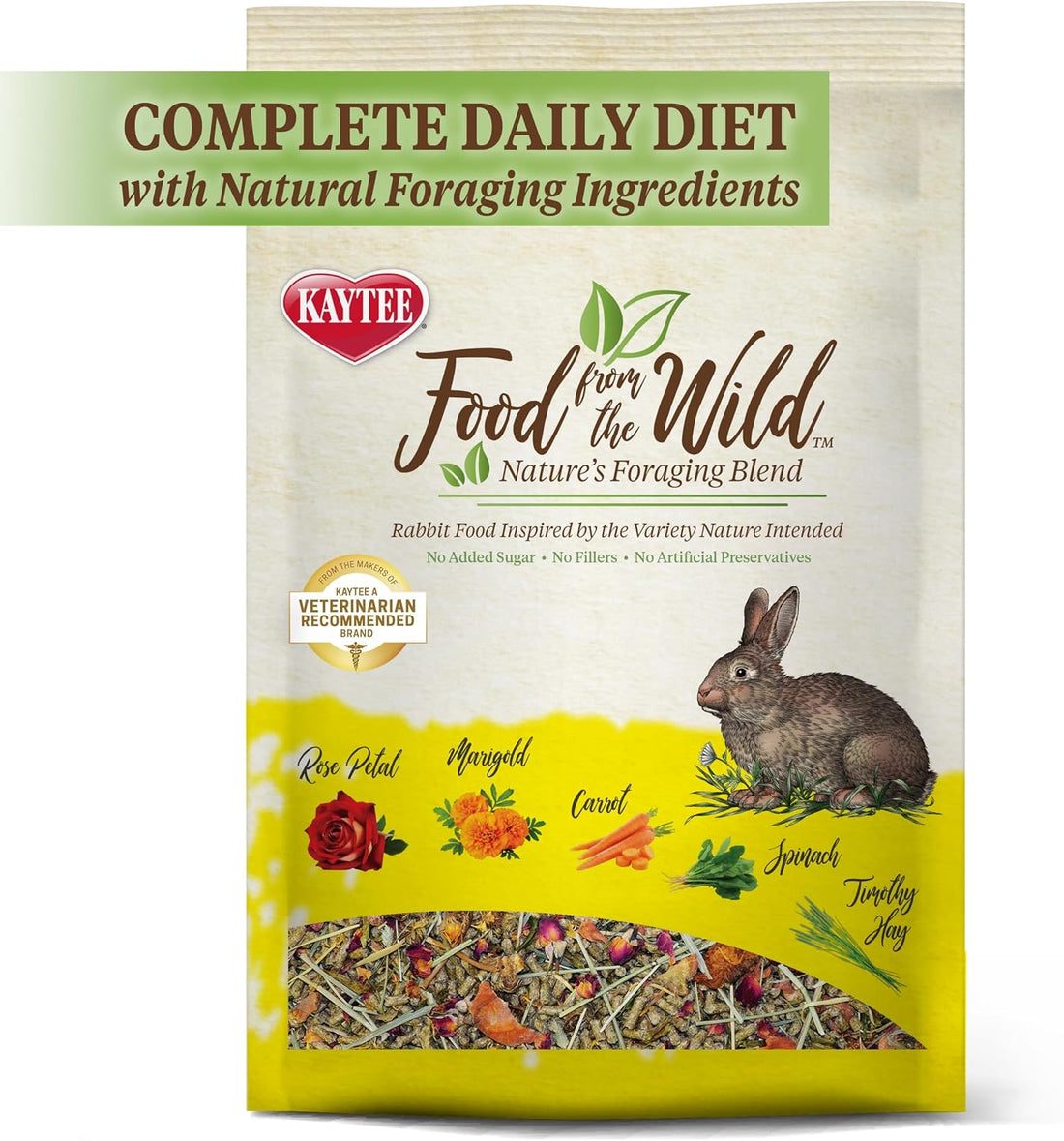 Kaytee Food from The Wild Rabbit Food, 4 Pounds
