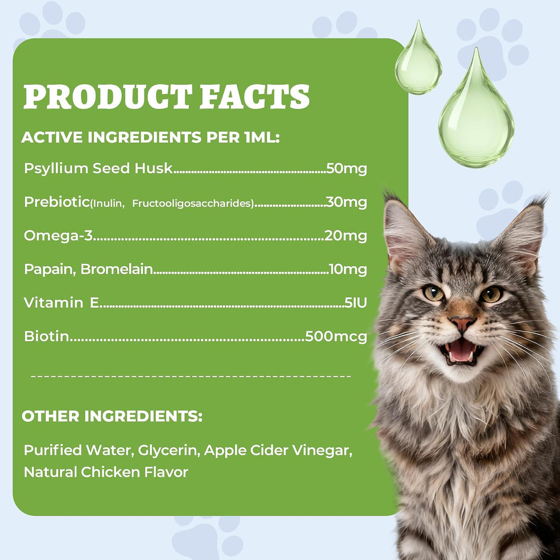 Wellix 120ml Cat Hairball Remedy Drops