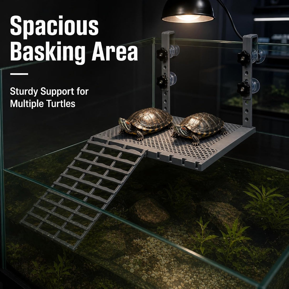 Turtle Basking Platform, Adjustable Hanging Platform Tank Accessories