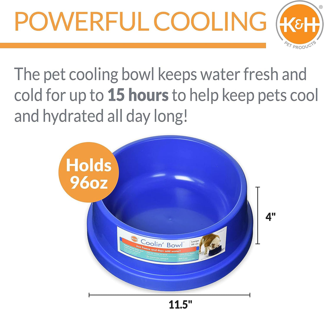 K&H Pet Products Coolin' Dog Water Bowl