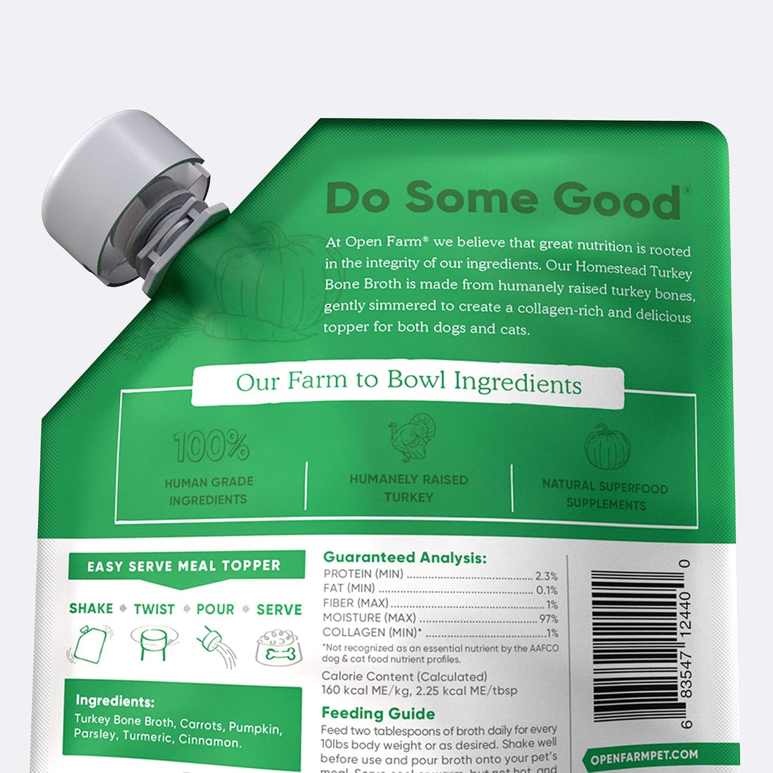 Open Farm Bone Broth, Food Topper for Both Dogs and Cats