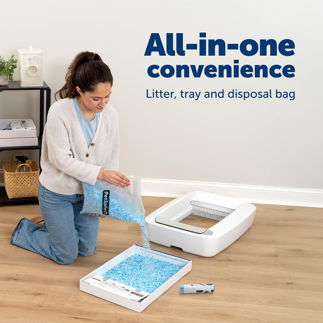 PetSafe ScoopFree Disposable Crystal Cat Litter Tray, Fresh Scent