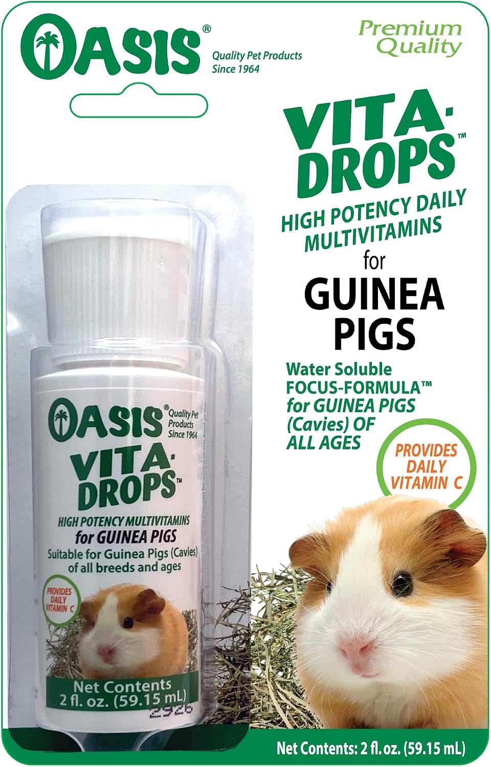 OASIS # 80061 Guinea Pig Vita Drop, 2-Ounce