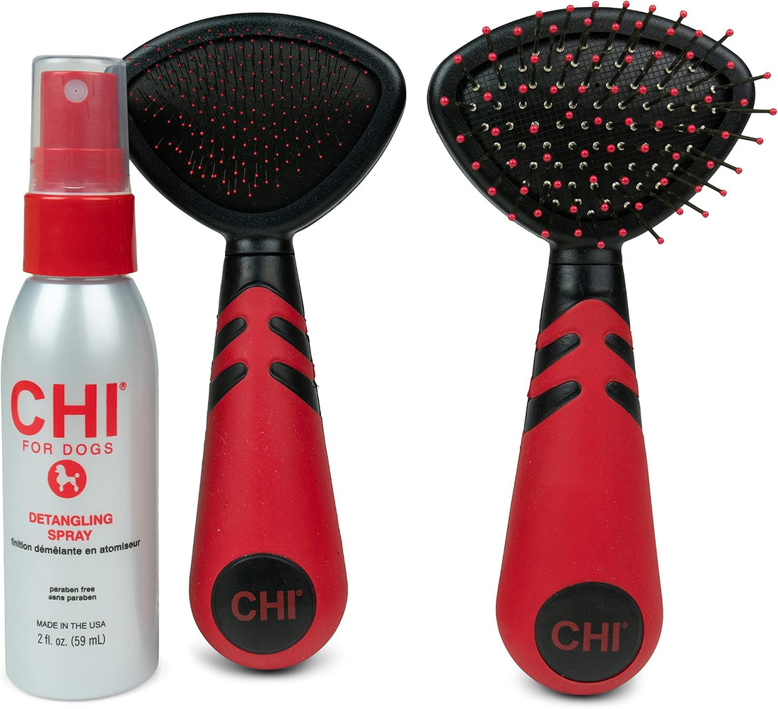 CHI for Dogs Small Breed Detangling Kit, 3-Piece Set