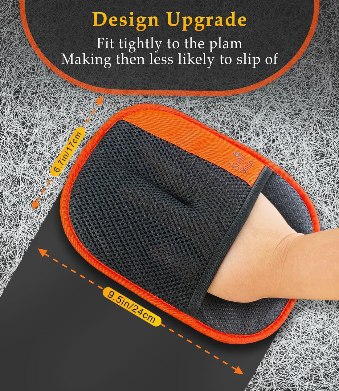 Pet Hair Removal Glove | Soft Grooming Brush for Dogs & Cats