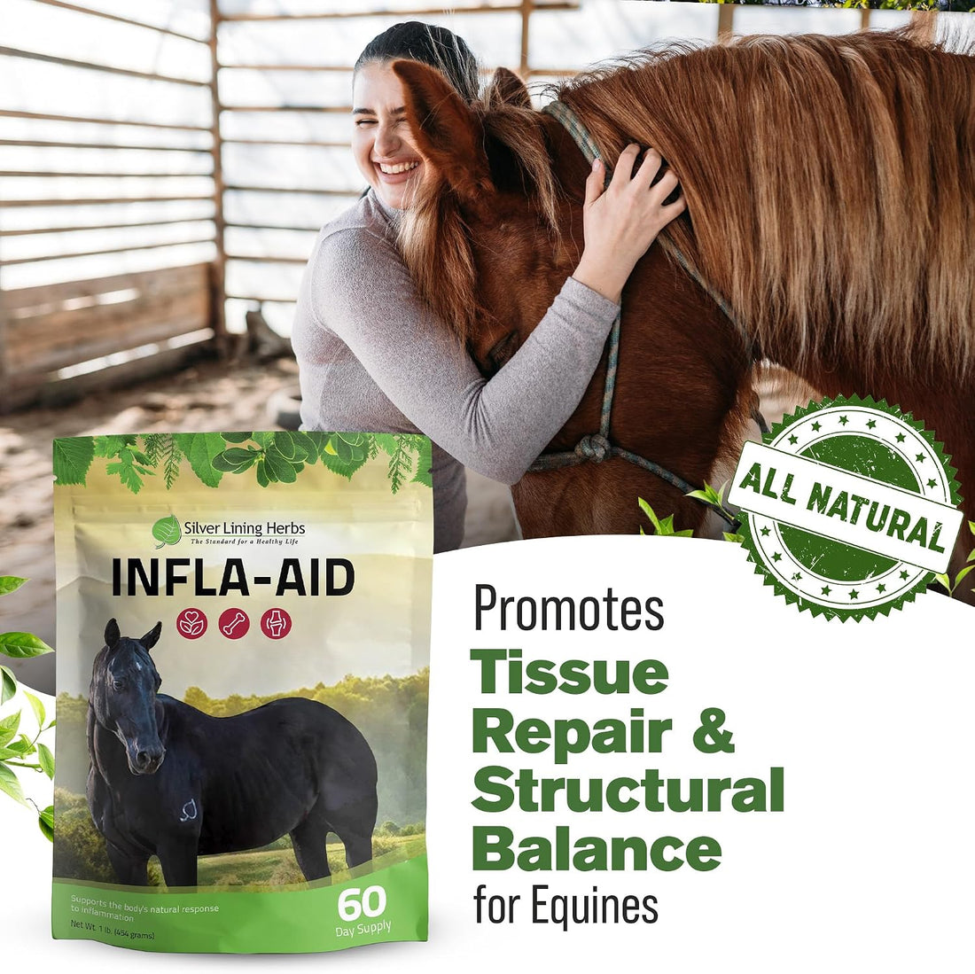 Silver Lining Herbs Infla-Aid Inflammation Relief Supplement - 1 lb