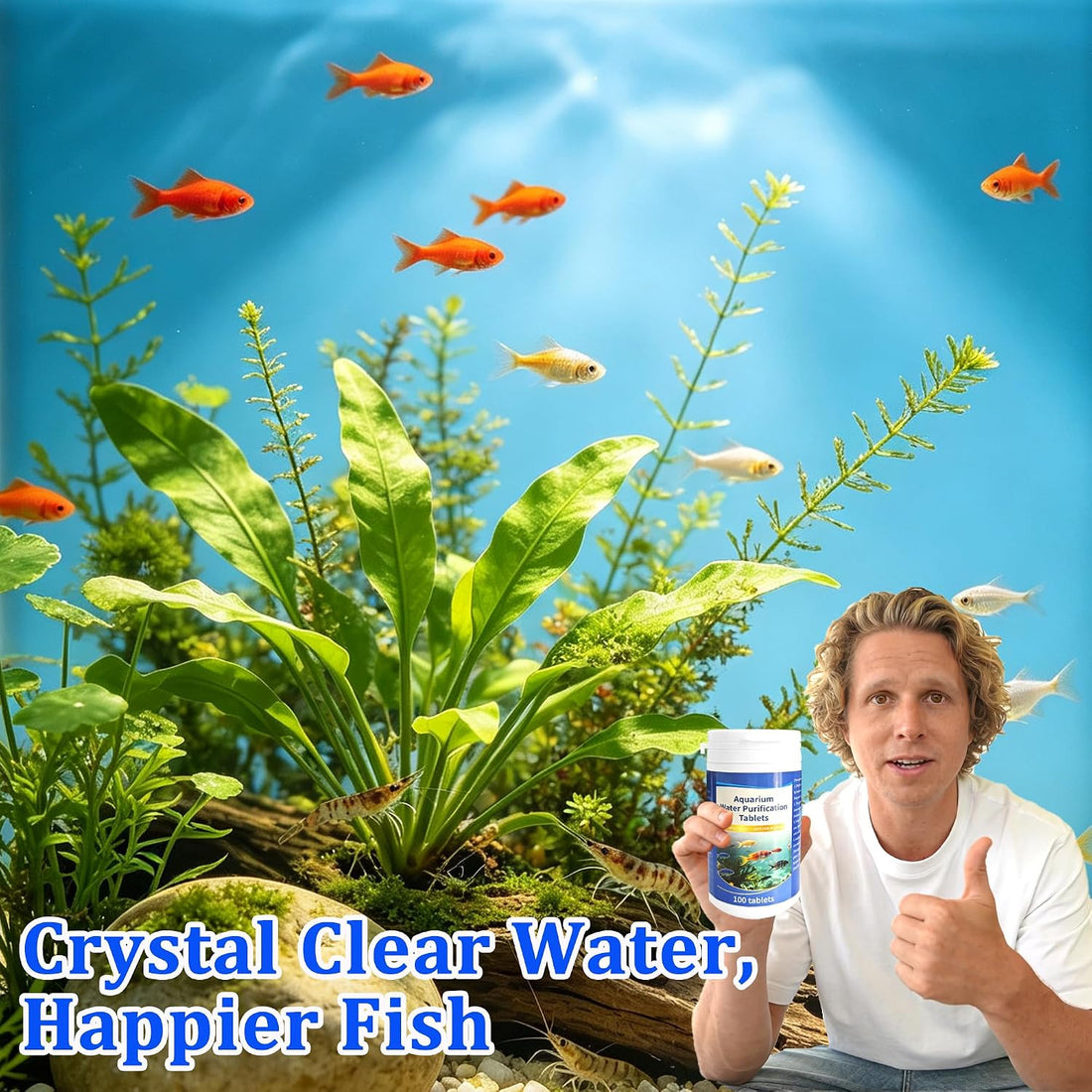 Fish Tank Water Purification Tablets - Clarify Water