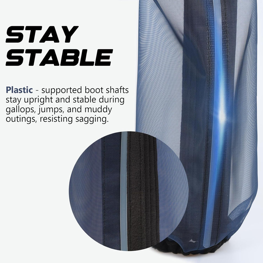 All-Purpose Fine Mesh Horse Fly Boots Breathable Anti-Fly Leggings