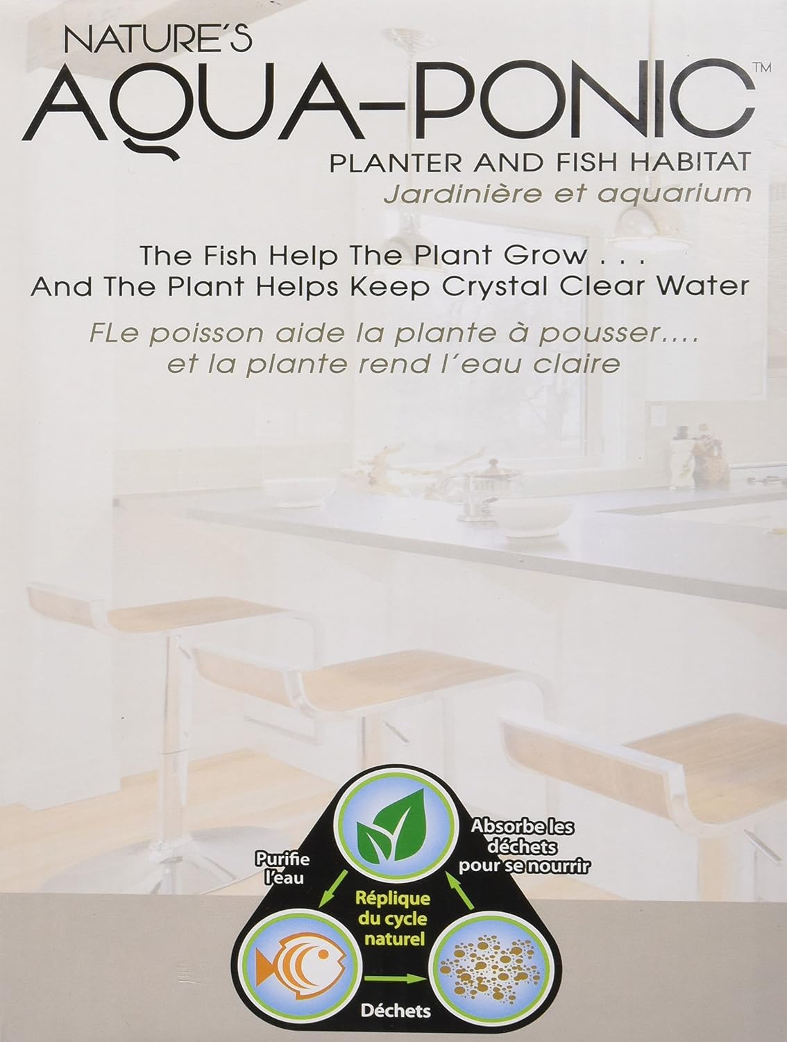 Penn-Plax Aquaponic Planter and Aquarium for Betta Fish Tank Promotes