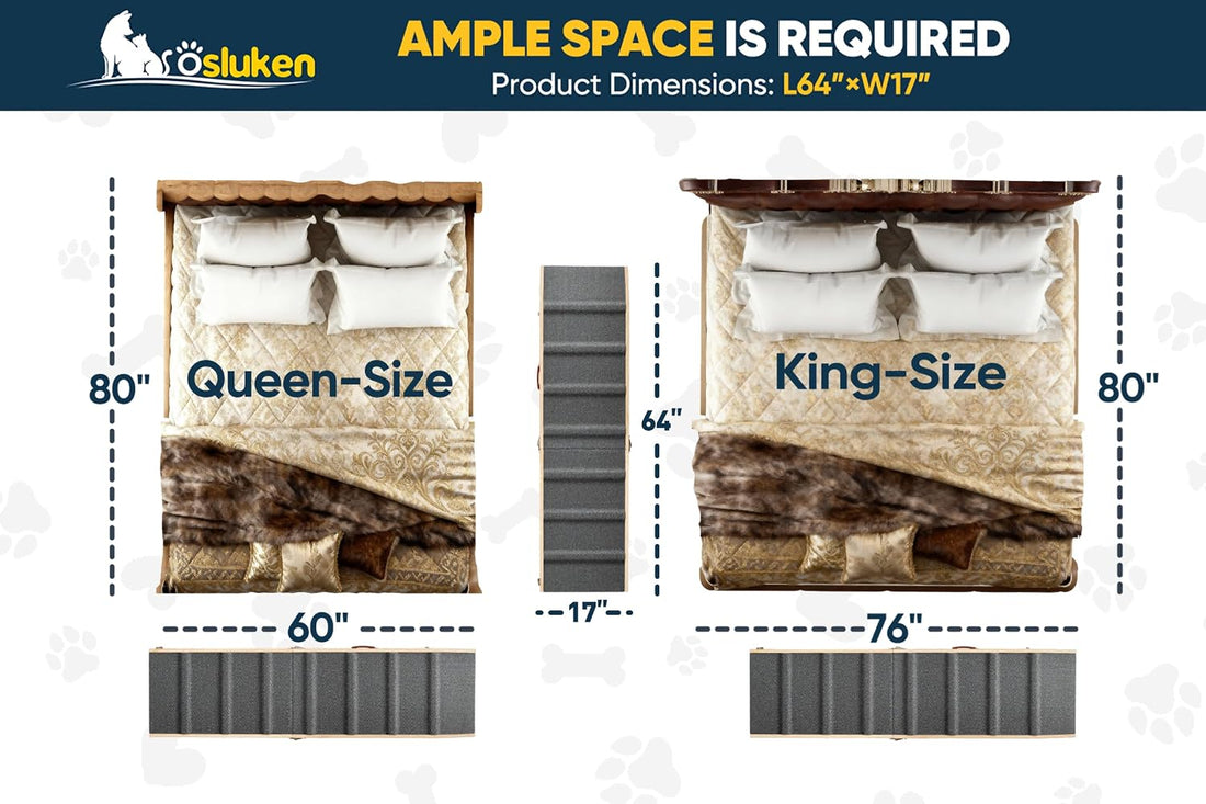 𝟐𝟎𝟐𝟔 𝐔𝐩𝐠𝐫𝐚𝐝𝐞𝐝 Dog Ramp for Bed