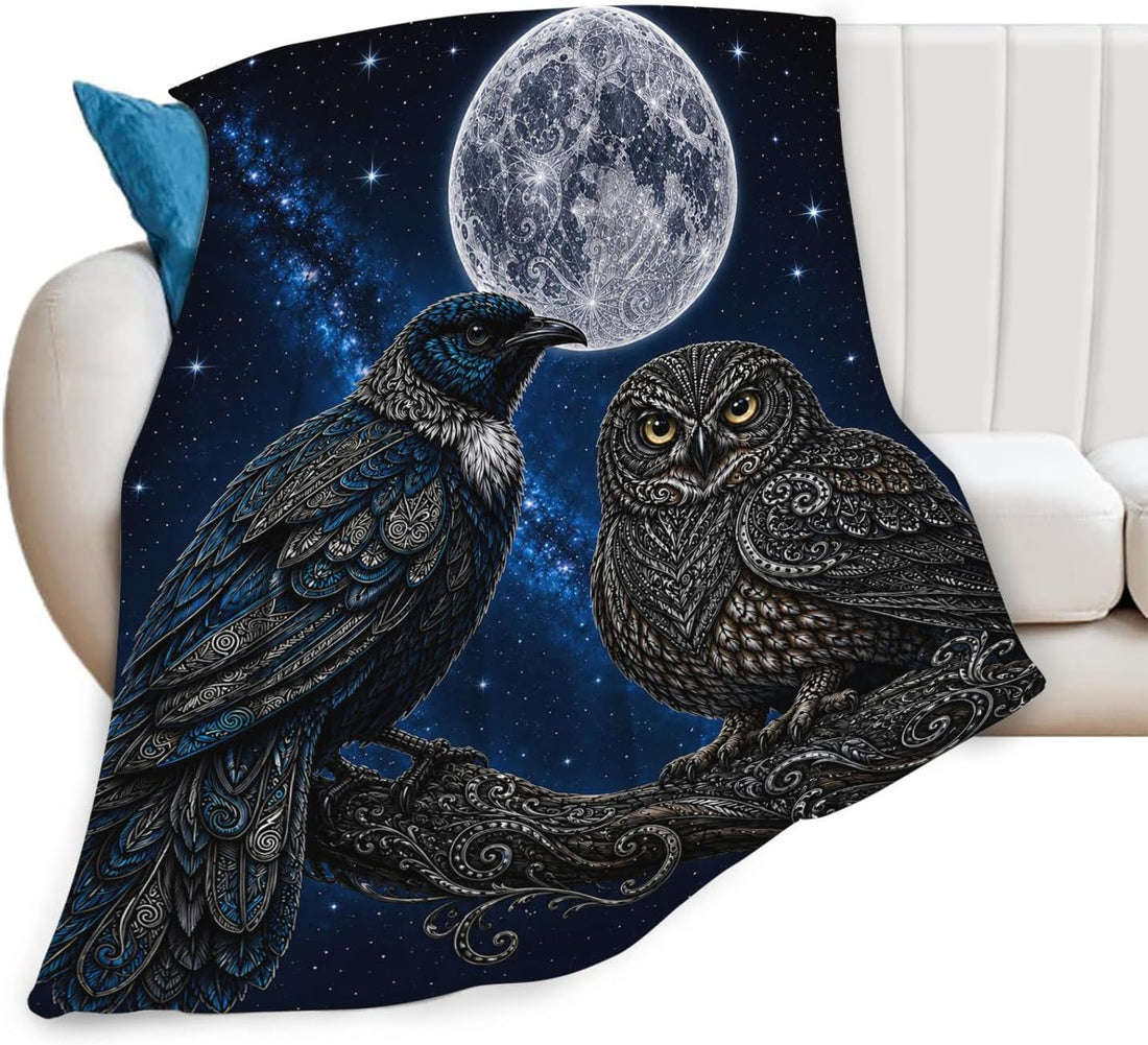 Black Cat Blanket for Cat Lovers Cat Throw Stuff Gifts