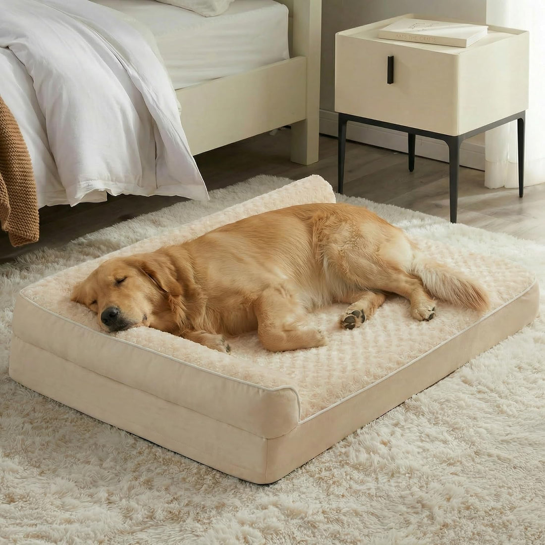 BFPETHOME Orthopedic Washable Dog Bed