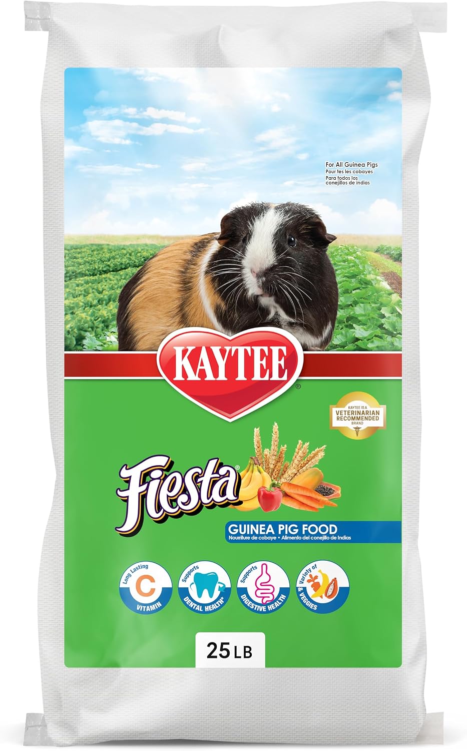 Kaytee Fiesta Guinea Pig Food, Nutritious Blend, 4.5 Pounds