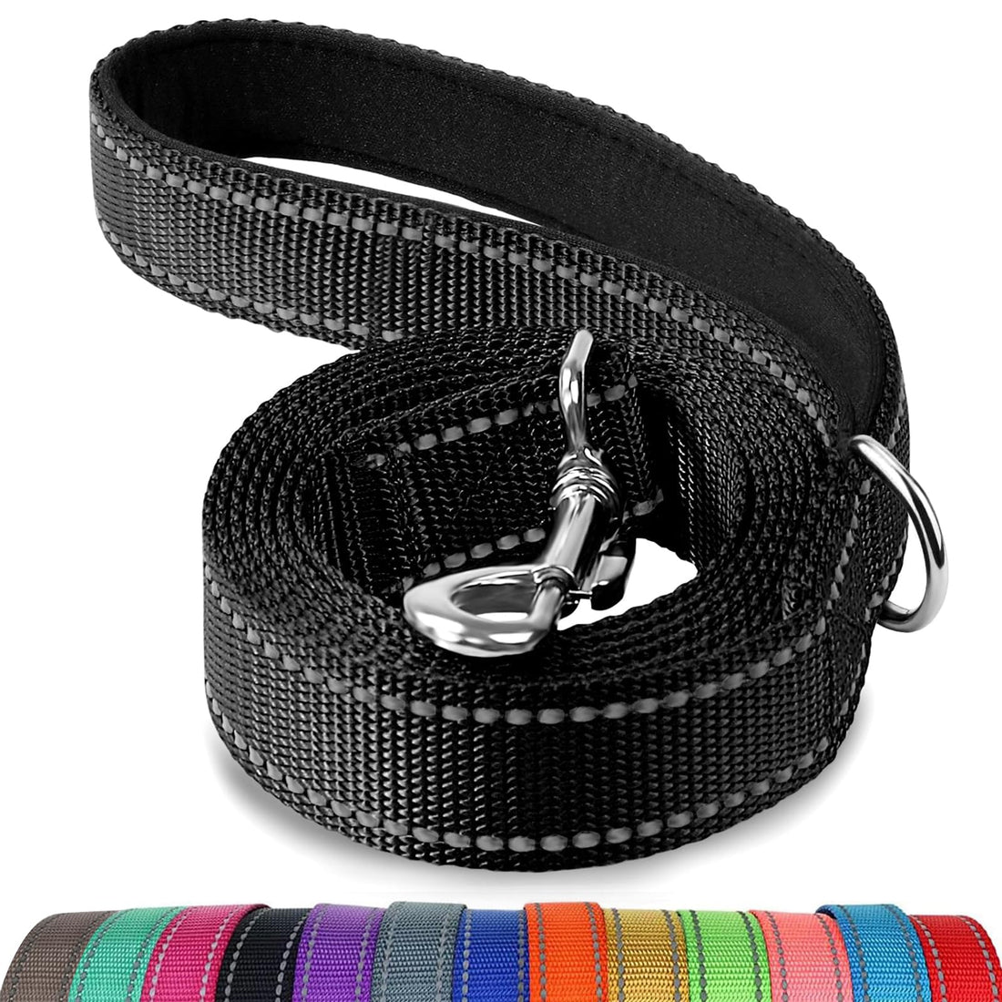 Joytale Dog Leash, 6 FT Double-Sided Reflective