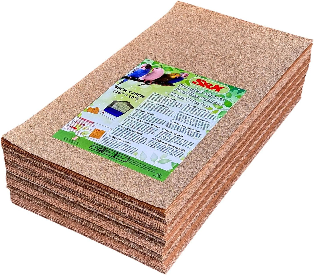 S&X Bird Cage Liners 17 x 11in, 10-Pack