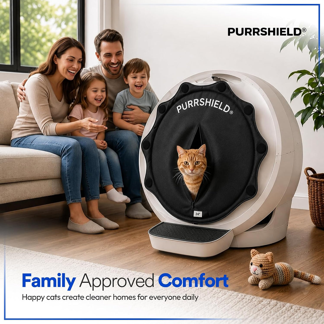 Cover for Universal Self-Cleaning Cat Litter Box