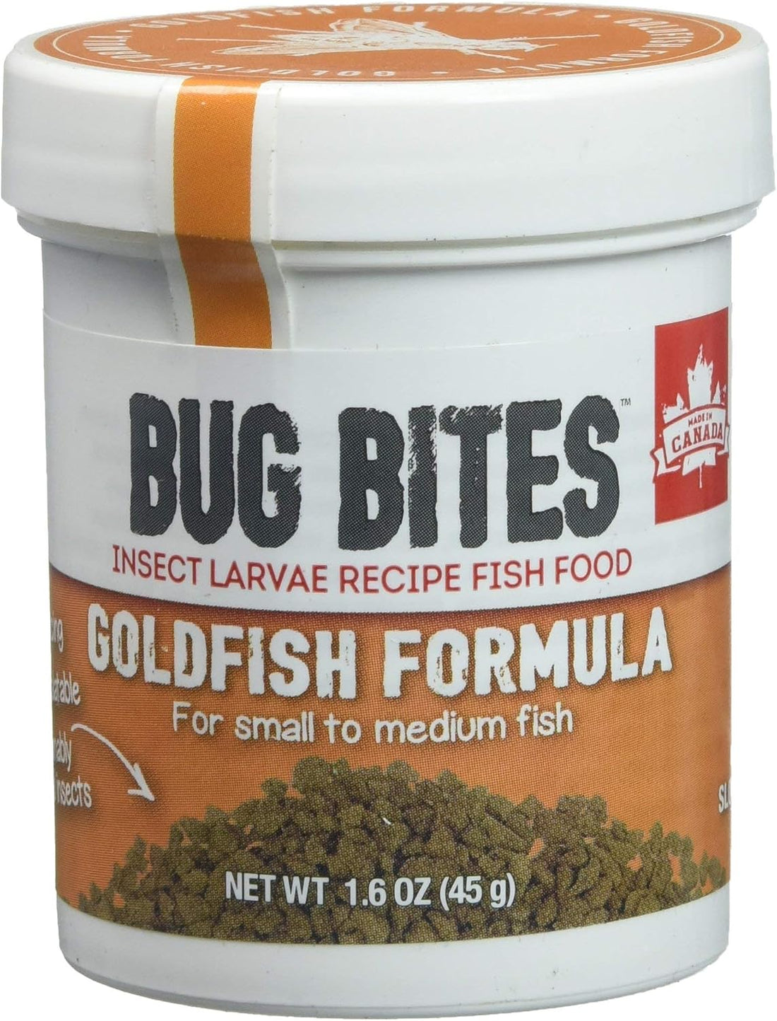 Fluval Bug Bites Goldfish Fish Food, 3.53 oz