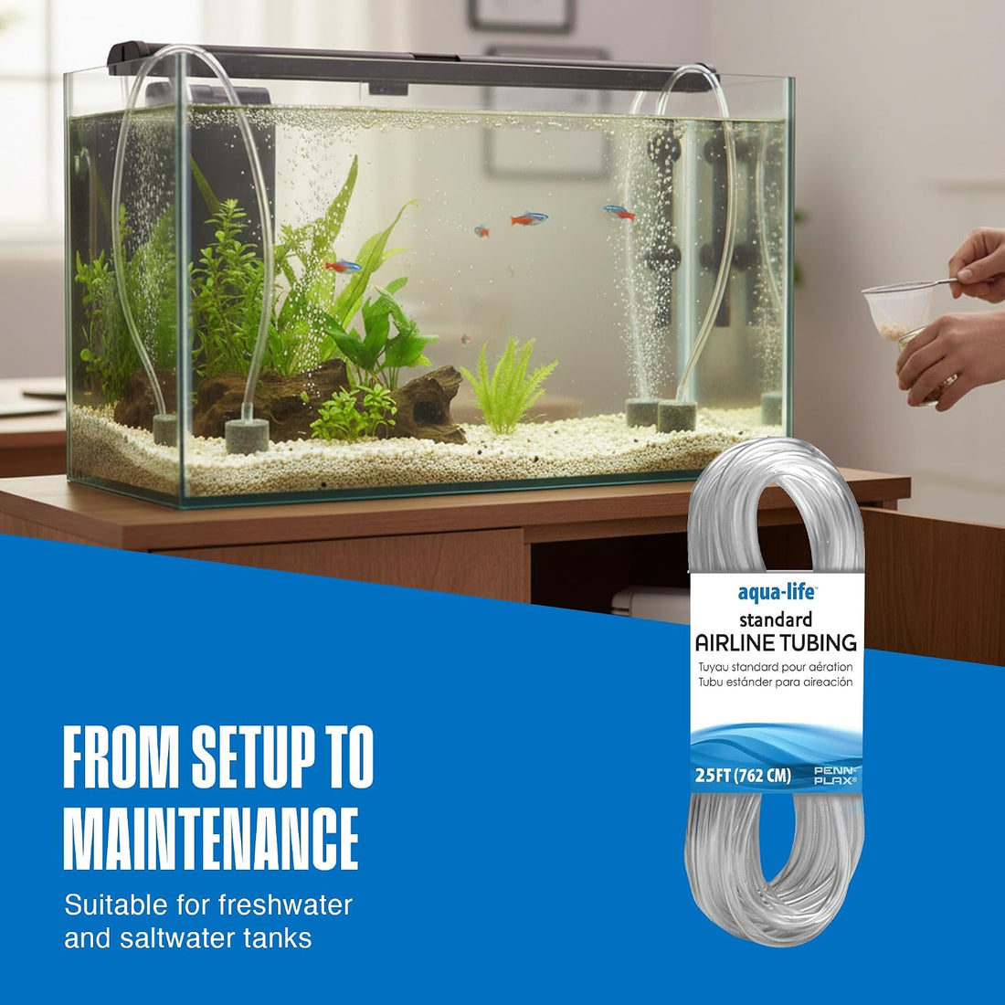 Penn-Plax Aqua-Life Standard Airline Tubing