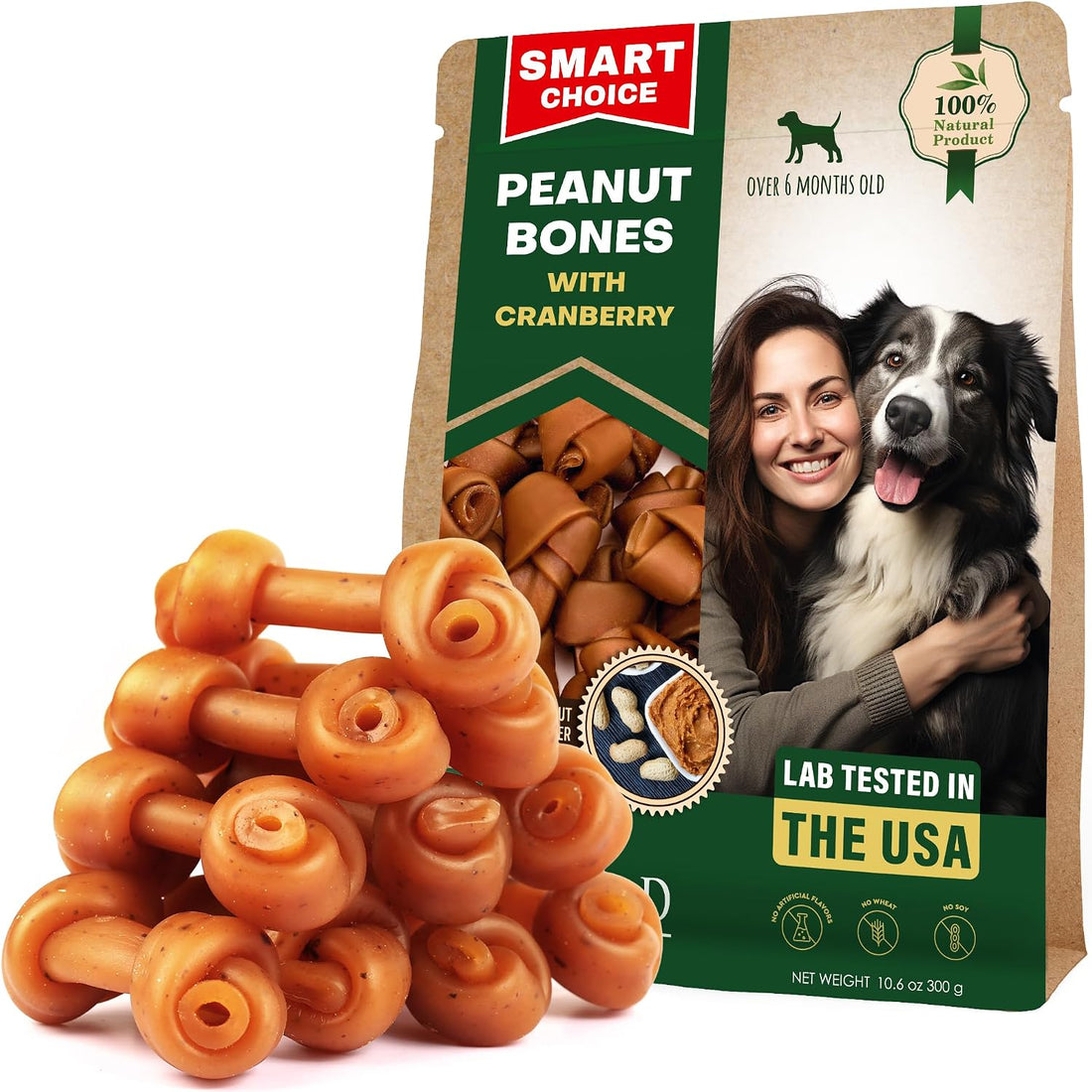 Dog Treats Bones Wrapped Chicken & Rawhide Free Chew