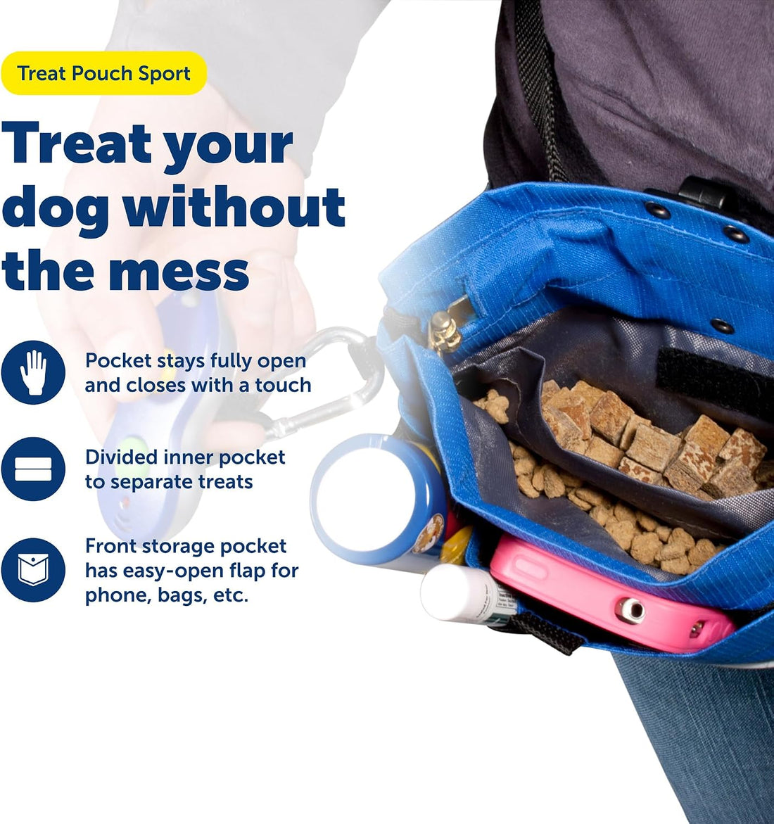 PetSafe Treat Pouch Sport- Durable, Convenient Dog Training Accessory