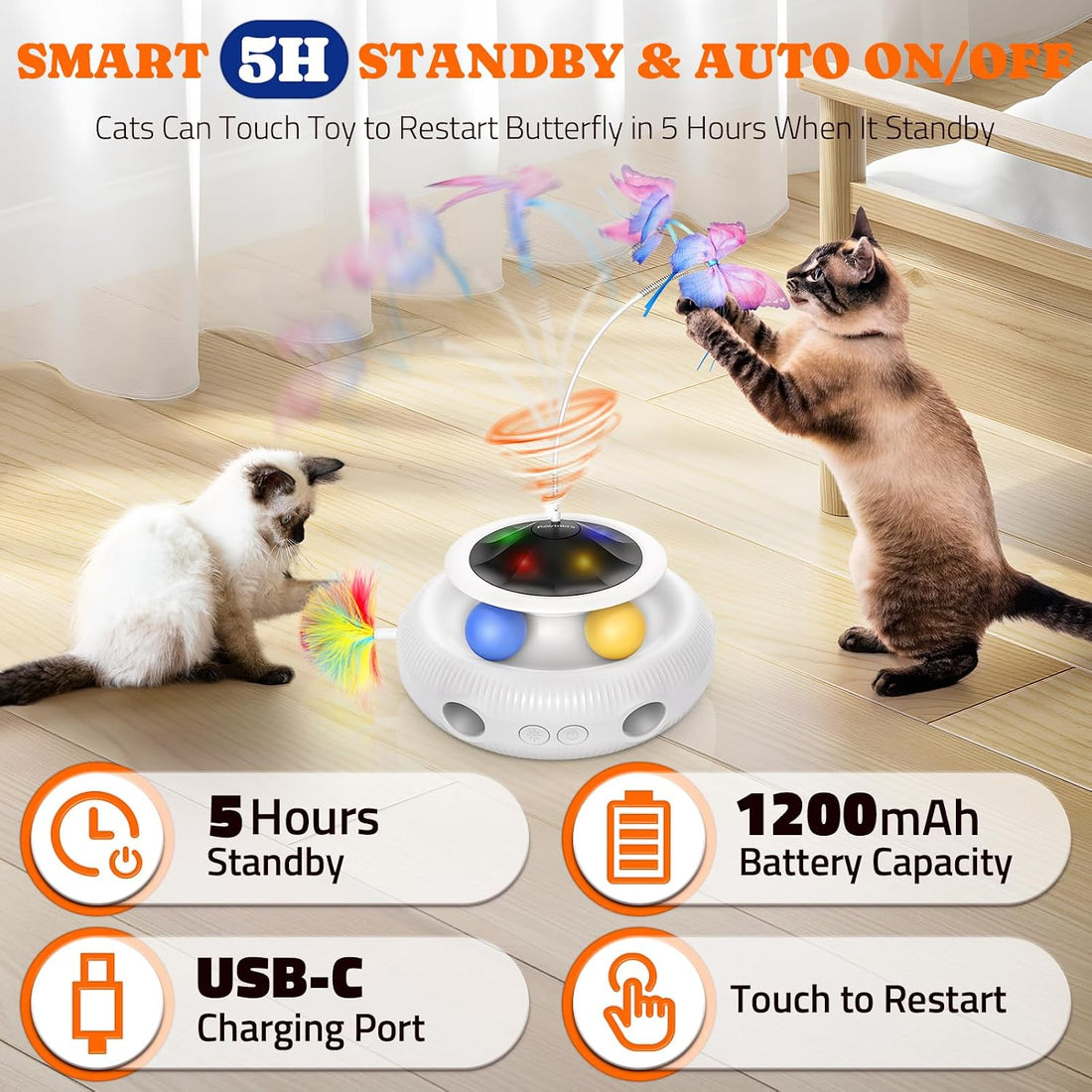 Pawtners Interactive Cat Toy