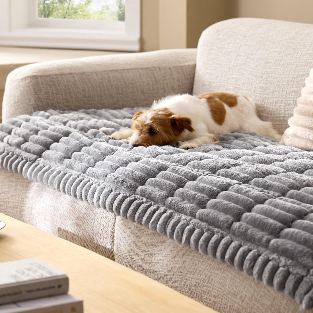Bedsure Comfyfleece® Couch Covers for Dogs