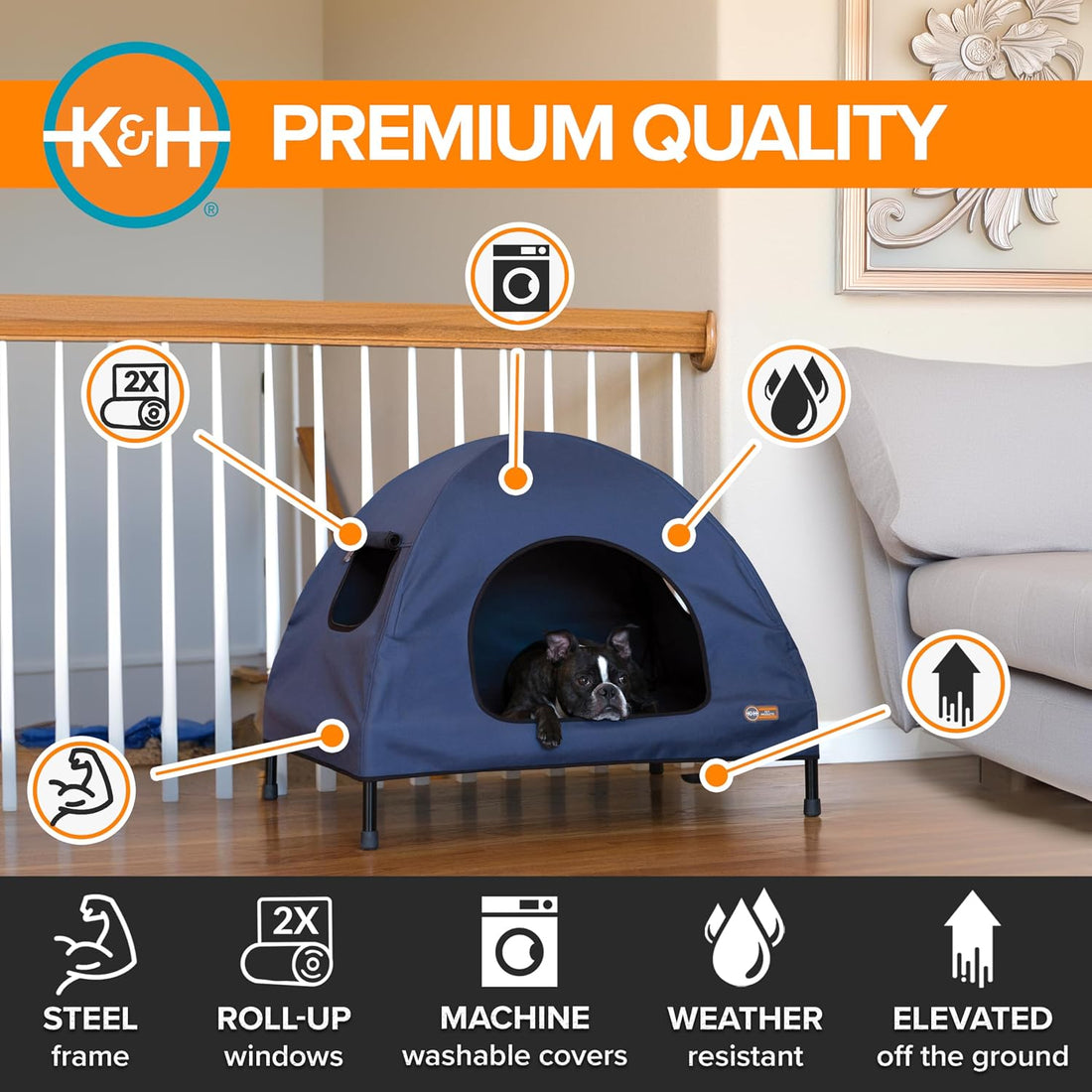 K&H Pet Products Pet Cot House for Medium Dogs