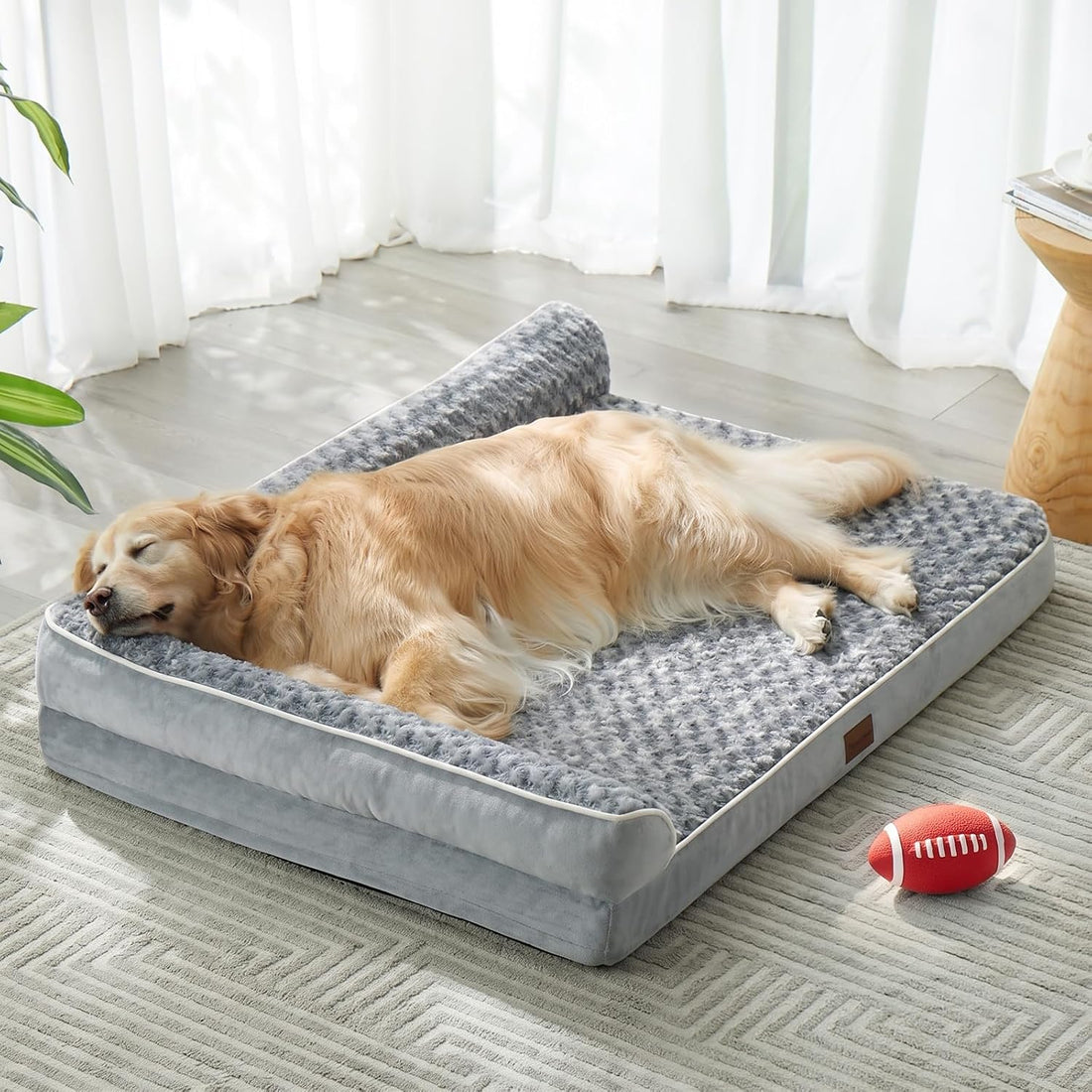 BFPETHOME Orthopedic Dog Beds for Large Dogs-Waterproof Sofa Dog Bed