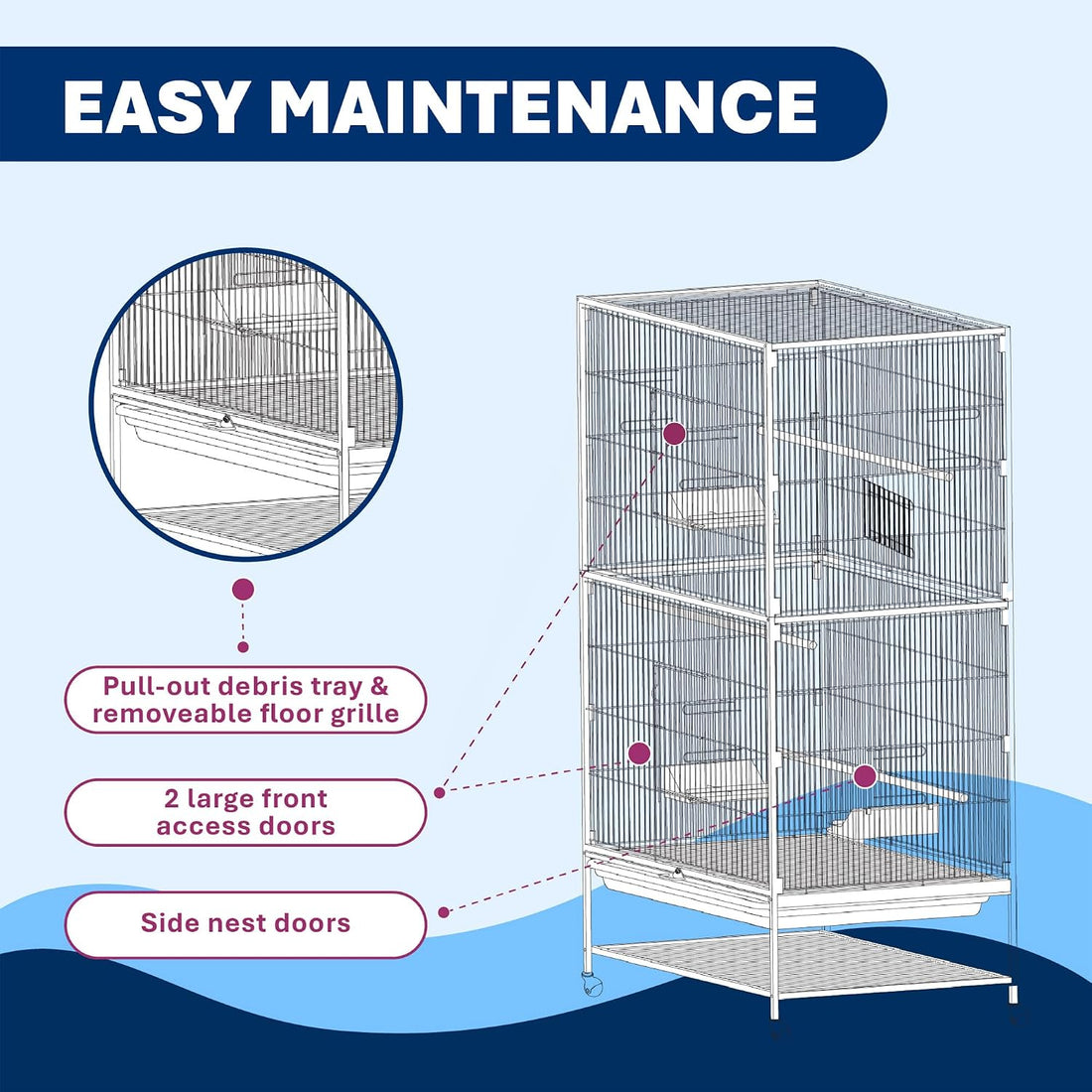 Prevue Hendryx Pet Products Wrought Iron Flight Cage