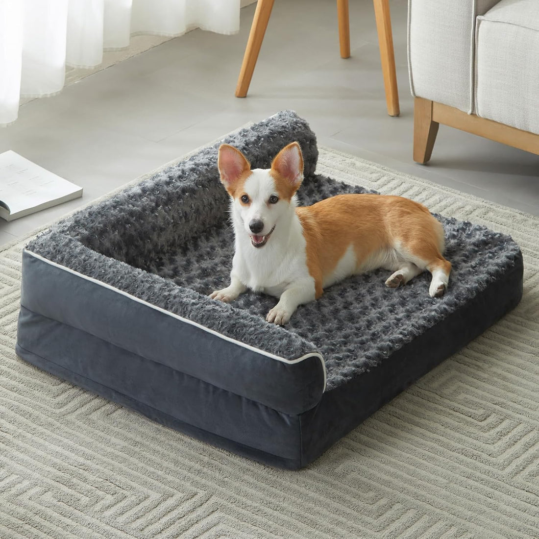 BFPETHOME Orthopedic Washable Dog Bed