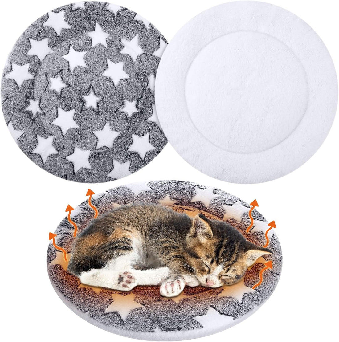 VitalCozy 2 Pack Self Heating Cat Pad Self Warming Dog Mat